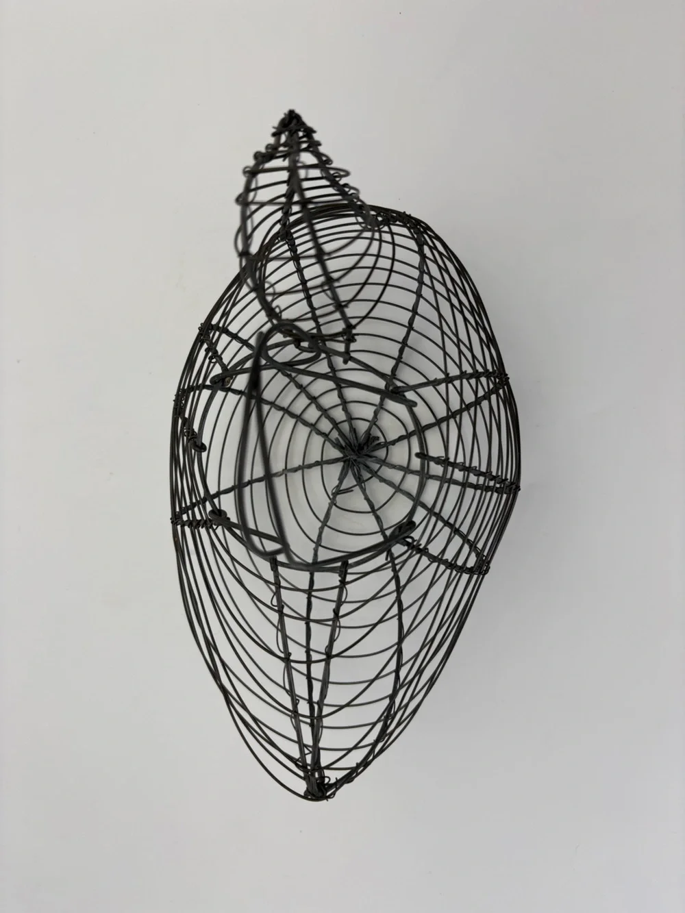 Decorative Wire Chicken Basket - Black